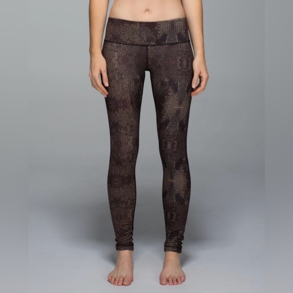 Lululemon‎ Wonder Under Pant SE 3D print Rare
